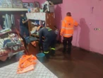 Deslave de un cerro provoca viviendas afectadas por lodo debido a las lluvias en Ciudad Altamirano