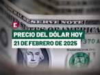 Precio dólar hoy 21 febrero 2025. Tipo cambio bancos México