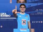 Cruz Azul presenta a Luka Romero como su nuevo refuerzo