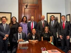 Senadores de Morena y PAN dialogan con republicanos; buscan frenar arancel a remesas