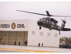 Helicóptero Black Hawk intensifica vigilancia en la carretera Monterrey-Reynosa