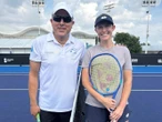 Javier Silva encontró su refugio en el tenis tras perder la vista