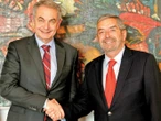 Juan Ramón de la Fuente se reúne con José Luis Rodríguez Zapatero
