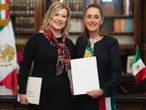 Claudia Sheinbaum recibe credenciales de cinco embajadores