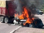 Tras intervención en narcocampamento, se desatan bloqueos y ataques en Aguascalientes
