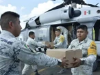 Defensa reparte 23 mil despensas en zonas afectadas por las lluvias