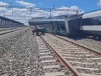 Se descarrila Tren Maya en Izamal, Yucatán; reportan daños materiales | VIDEO