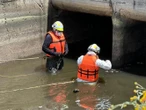 Hallan cuerpo de niño arrastrado por canal de aguas negras; sus abuelitos también murieron
