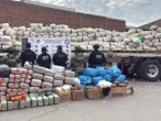 Transportaban más de media tonelada de mariguana, metanfetamina y heroína en costales de cebolla