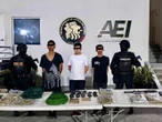 Detienen a tres jóvenes por posesión de armas en plena vía pública