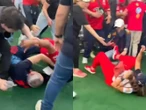 Aficionados protagonizan pelea en el GP de México