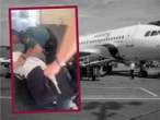 Grupo de jóvenes judíos franceses fueron desembarcados de un avión en España