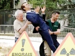 Se roban un Macron de cera