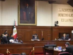 Corte guarda un minuto de silencio y organiza colecta para víctimas de lluvias en México