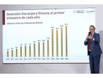 Marcelo Ebrard presume inversión extranjera en el país
