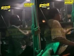 Graban a chofer de autobús manejando como "crikoso" en Veracruz