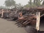 ‘Dalila’ destruye casas y restaurantes en playas de Colima
