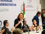 Coordinación entre instituciones hará efectiva la justicia a la población: ministra Yasmín Esquivel  