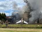 Avión privado choca en Argentina y deja dos muertos; captan VIDEO del accidente