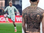 Julián Araujo, orgulloso de su tatuaje: ‘hijo de inmigrantes’