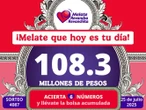 Melate: Resultados del sorteo del 25 de julio de 2025