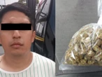 Se pone nervioso, insulta a policías y le hallan bolsa con dosis de mariguana