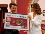 Segob y Loteria Nacional presentan billete representativo de la COMAR 