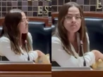 Captan a diputada Norma López Ramírez comiendo palomitas en plena sesión
