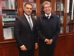 Monreal y Harfuch se reúnen; afinan detalles de comparecencia del titular de la SSPC