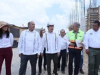 Mario Delgado supervisa avances en construcción de CBTIS 293 de Tizayuca