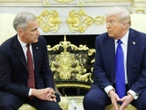 Trump bromea sobre “fusionar” Canadá con EU en reunión con Carney
