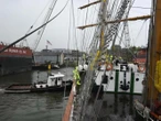 Buque Cuauhtémoc inicia pruebas de navegación en Nueva York