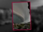VIDEO: Captan una "nube de pared" previo a la tormenta registrada en Washington DC