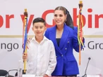 Evelyn Salgado toma protesta a gobernador infantil y su gabinete