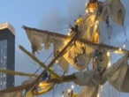 Mueren dos tripulantes del Buque Cuauhtémoc tras chocar con el Puente de Brooklyn. VIDEOS