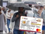 Que la lluvia no te impida cobrar hoy tu beca Benito Juárez y Rita Cetina
