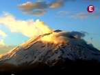 ¡Popocatépetl se mantiene nevado! Registra casi 100 exhalaciones en 24 horas