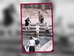 Turista salva a un niño de ahogarse en un río en China; graban VIDEO del rescate