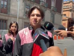 Osmar Olvera agradece recibimiento de Sheinbaum; ‘me felicitó, estoy muy contento’