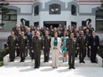 Ariadna Montiel imparte conferencia sobre desarrollo social en el Colegio de Defensa Nacional