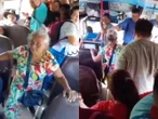 ¡Va de retro! Abuelita trata de acuchillar a un predicador | VIDEO