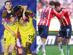 Los partidos de América y Chivas antes del Clásico