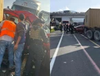 Se registra choque múltiple en la carretera Pátzcuaro-Lázaro Cárdenas; reportan varios heridos