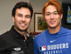 "Checo" Pérez celebra doblete de los Dodgers; ¿Qué une al piloto con la novena de Los Ángeles?