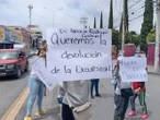 Estafa escolar provoca bloqueo de la antigua carretera México- Pachuca