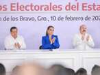 Gobernadora de Guerrero hace un llamado a garantizar los comicios electorales