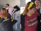 Ni boleto ni vergüenza, “Lady Tuza” arma escándalo en Pachuca y acaba detenida | VIDEO