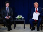 Trump le expresa su apoyo total a Milei... imprimiéndole un tuit suyo