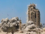 VIDEO: Israel bombardea un edificio en Ciudad de Gaza y lo derrumba en segundos