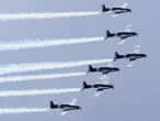 ¡Ya están listos! General Trevilla Trejo pasa revista a la parada aérea previo a desfile militar
